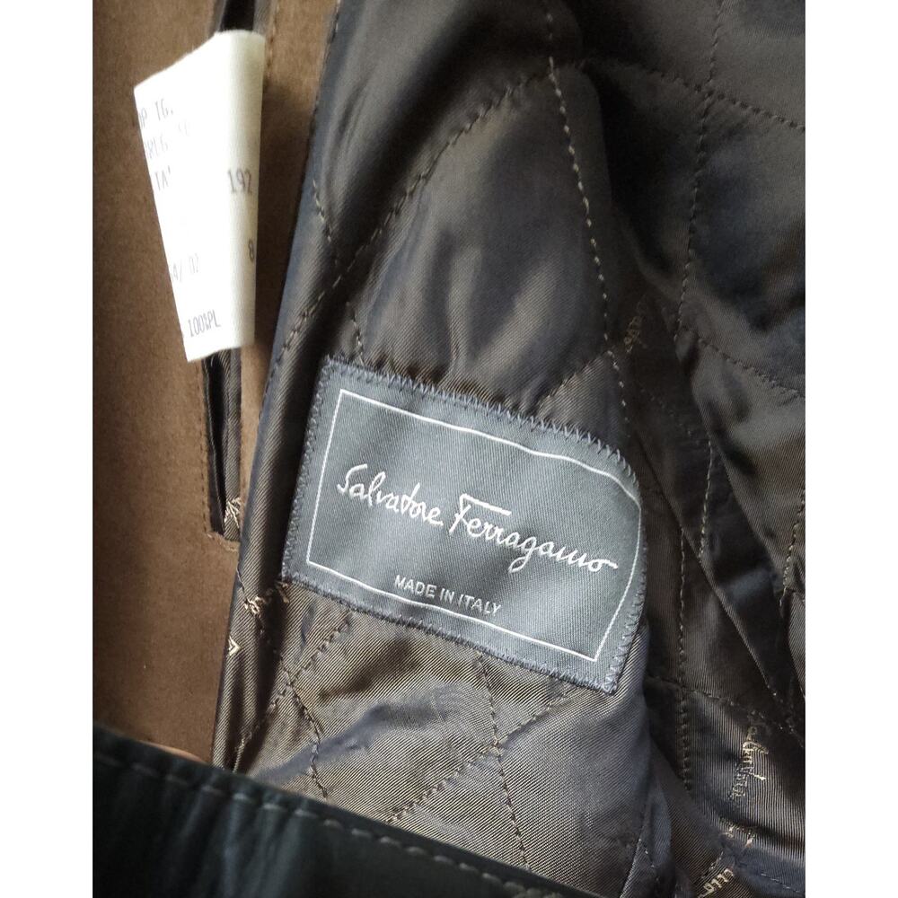 Salvatore Ferragamo Men's Trench Coat size 50 - Picture 8 of 9